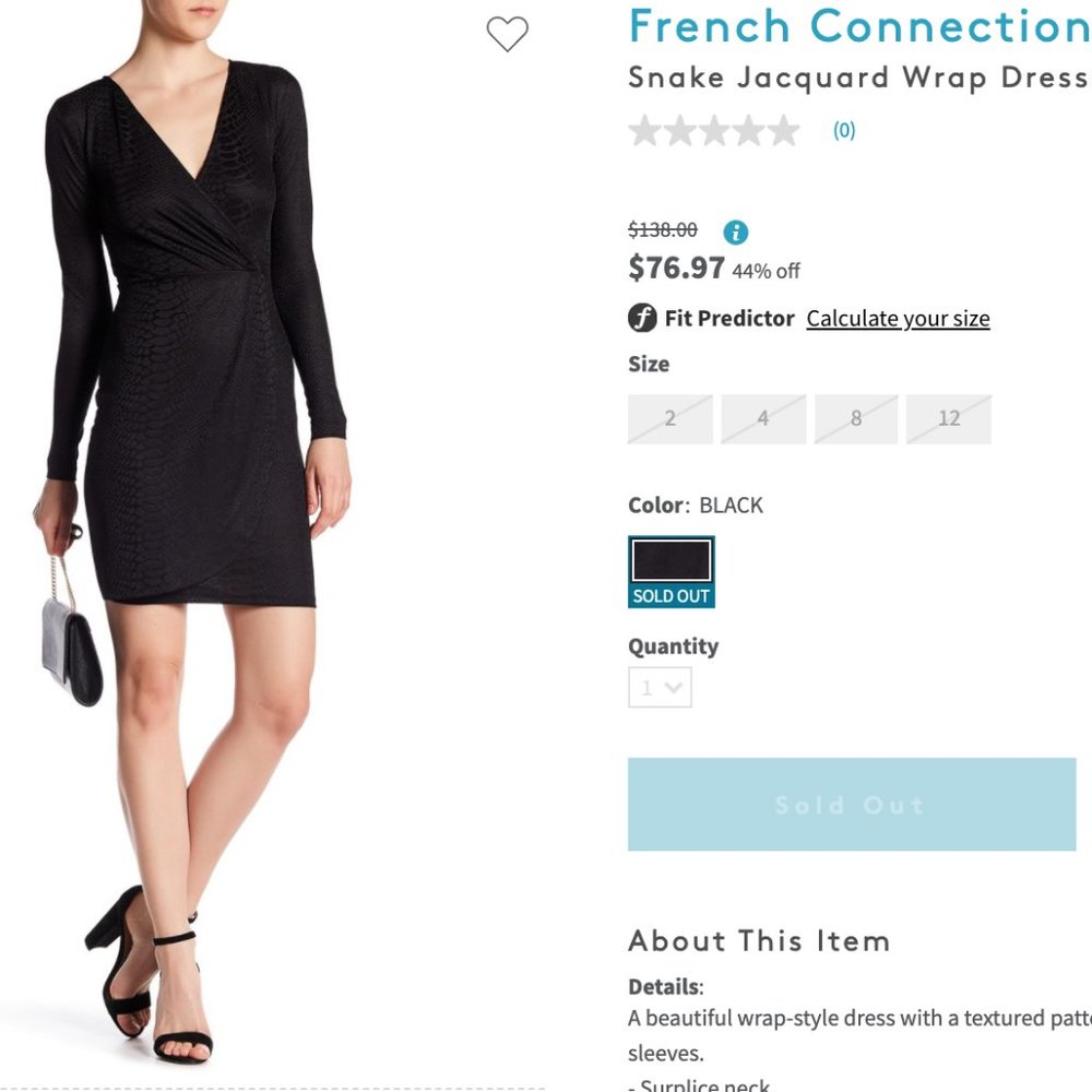 Designer Sexy snake skin wrap dress!!